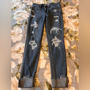 Skinny jeans height waist size 25